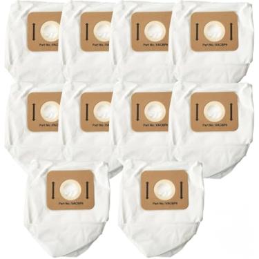 Imagem de Pacote com 10 sacos de aspirador de pó Atrix para mochila, compatíveis com filtros HEPA VACBP6, peça de substituição VACBP1, VACBP36V, VACBPAI para peças de aspirador Atrix
