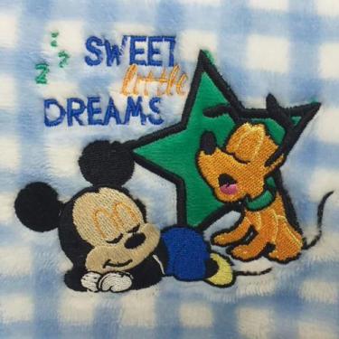 Imagem de Manta Microfibra Bordada Jolitex Mickey Mouse Licenciado