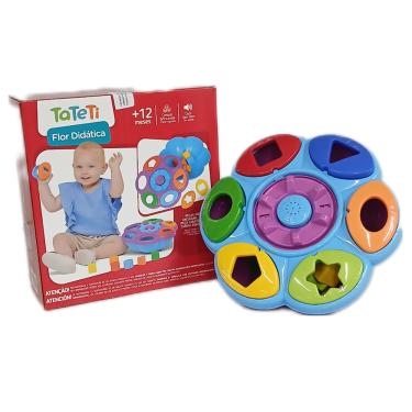 Imagem de Brinquedo Didático Flor Didática +12 Meses - Tateti