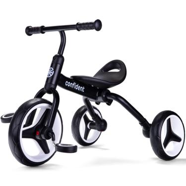 Imagem de Triciclo ygjt 4 em 1, bicicleta infantil dobrável, triciclo infantil de 2 a 5 anos