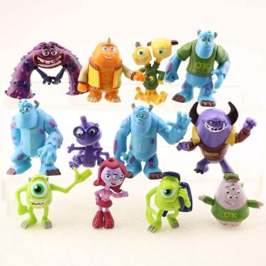 Imagem de Conjunto de cobertura de bolo ViSent Mon Uni Party com Mike Wazowski Sulley