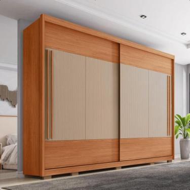 Imagem de Guarda Roupa Casal Roma 2 Portas 6 Gavetas Marrom Caemmun