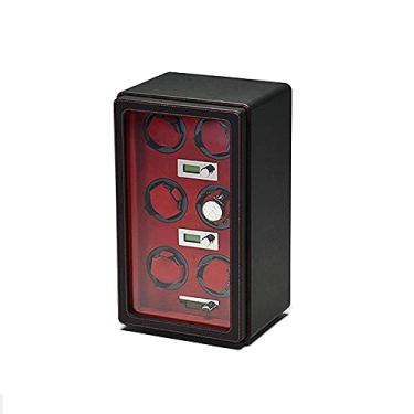 Imagem de Gerrit Enrolador de relógio automático inteligente de precisão MDF couro resistente ao desgaste corda de corrida inteligente funcionamento automático de cruzeiro bom (A D)