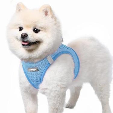 Imagem de Colete Dog Harness rabbitgoo Small Step-in Soft Mesh Puppy, azul
