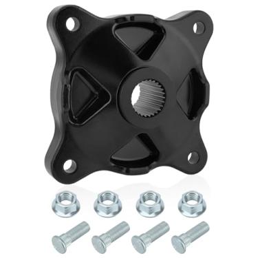 Imagem de M MATI Cubo de roda traseira e parafusos e porcas para Polaris Ranger 500 6x6 2001-2005 Sportsman 335 400 500 1996-2002 Magnum 330 2x4 4x4 2003-2006 Worker 335 500 19999 -2001. Diese-l 455 1999-2001