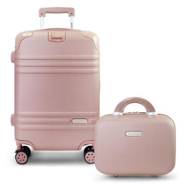 Imagem de Mala de Viagem Bordo Pequena Mão Rígida ABS 10 KG Aprovada Cabine Roda