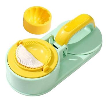 Imagem de Maquina de Modelar Pastel Massa Ravioli Bolinho Gyoza Molde Casa Cozinha Restaurante Lanchonete Preparo Refeiçao Lanche Pratico