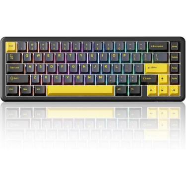Imagem de Teclado mecânico para jogos ATTACK SHARK X65 HE Wired 65%