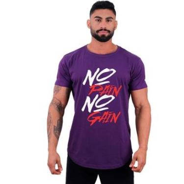 Imagem de Camiseta Longline MXD  No Pain No Gain Masculina-Masculino