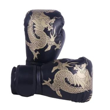 Imagem de UGPLM Luvas de boxe infantil, luvas de sparring, treino de ginástica em casa para meninos e meninas, Preto