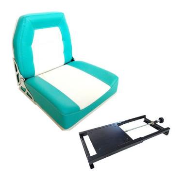 Imagem de Cadeira Almofadada para Barco de Alumínio ou Lancha + Suporte - Levant