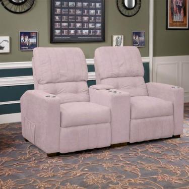 Imagem de Poltrona do Papai Dupla Reclinável Real Sala de TV Cinema Bouclê - SOF