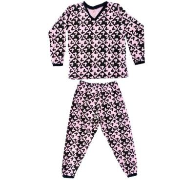 Imagem de Pijama Infantil Menina Algodão Estampado - Sol Magazine, Cores, Estamp