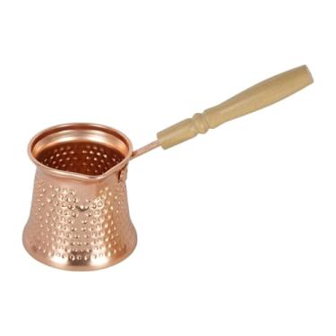 Imagem de Ioensy Cafeteira Turkiye feita à mão, grossa, com alça de madeira, caneca de café 350ml para caminhadas, casa, escritório, bar, cozinha