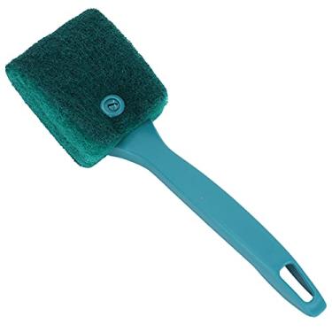Imagem de Pincel de Aquário, Caixa de Peixe de Dupla Face Limpador Escova de Aquário Lavador de Lavador de Lavadora Limpador de Lavadora Com Alça de de para de Vidro e Cozinha Doméstica (Comprimento verde 23cm)