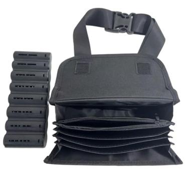 Imagem de Milageto Porta-moedas Euro, separador de dinheiro, pochete, dispensador de troco para atendente de caixa