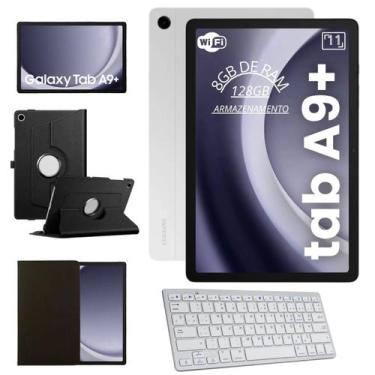 Imagem de Tablet Samsung Galaxy A9+ 128GB 8GB WiFi C/Teclado BT E Capa
