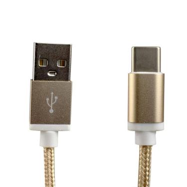 Imagem de Cabo Usb Evus Fast Charge Type C 1M - C-055 Dourado