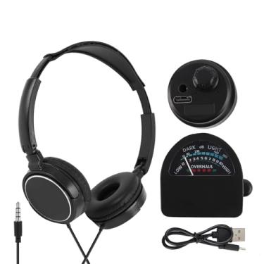 Imagem de Detector de vazamento de água, detectores de vazamento de água para casa, kit profissional de 13000 x detector de vazamento de tubo de alta sensibilidade com fone de ouvido grande e medidor de força