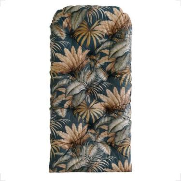 Imagem de Almofada Acquablock Palmares Petróleo p/assento de cadeiras - Multifle