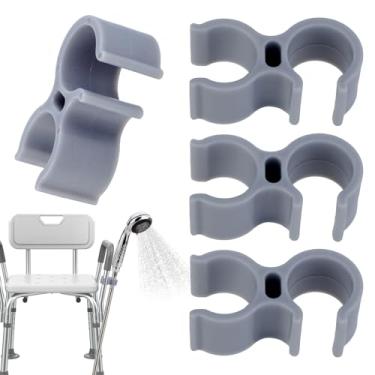 Imagem de BOXOB 4 Peças Suporte Chuveiro para Cadeira de Banho, Suporte Universal Cadeira Banho Acessório para Banco de Transferência Acessórios Chuveiro