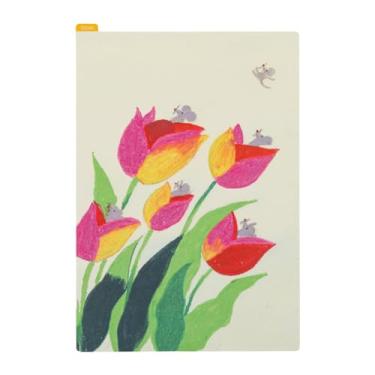 Imagem de Hobonichi Techo Planner Accessories Keiko Shibata: Quadro de lápis para tamanho A5 (tulipas balançantes)