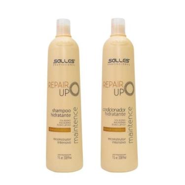 Imagem de Kit Shampoo E Condicionador Repair Up 1L Salles Profissional