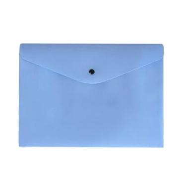 Imagem de Pasta Envelope A4 Serena com Botão - Azul Pastel - Dello (0012.bp.0030)