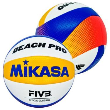 Imagem de Bola Mikasa BV550 Vôlei De Praia Oficial 100% Original
