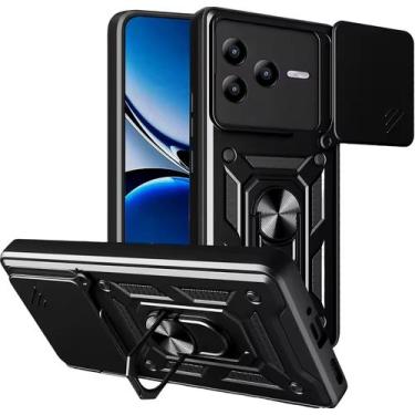 Imagem de Capa Capinha Armadura Para Xiaomi Poco F7 Ultra 5G - Indefinido, Preto
