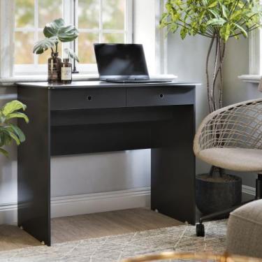Imagem de Escrivaninha Mesa Para Computador Notebook Com 2 Gavetas Home Office 9