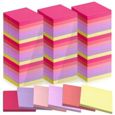 Imagem de Pacote Sticky Notes Fainne 120 de 7,6 x 7,6 cm Vivid Color Office Scho