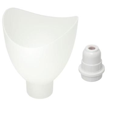 Imagem de Lustre Tulipa Cúpula Globo Aberto para Ventilador de Teto Universal Ve