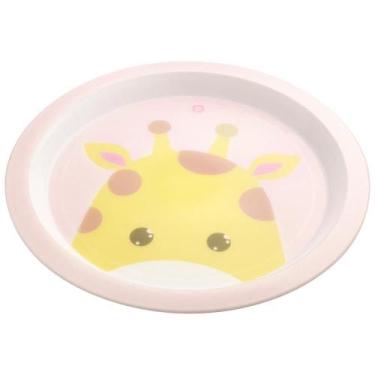 Imagem de Prato Individual Girafa Leão Infantil BPA Free Pimpolho