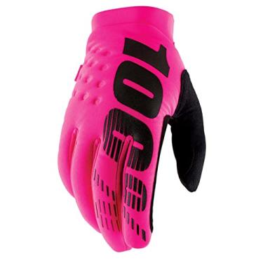 Imagem de 100% BRISKER Luvas para Motocross e Mountain Bike para clima frio – Equipamento de proteção para corrida Powersport MTB e MX para inverno quente