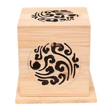 Imagem de XLWLLNJ Caixa de queimador de incenso, ornamento, presentes artesanais, porta-incenso colecionável, peça central de mesa para spa, relaxamento, sala de estar