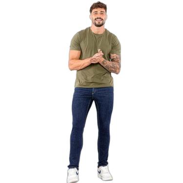 Imagem de CALÇA JEANS MASCULINA SLIM FIT 22518 46 ESCURA UNICA-Masculino