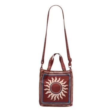 Imagem de Bolsa Farm Mimo Lenço Solar Bege/ Bordo U-Feminino