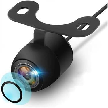 Imagem de Câmera de ré Automotiva, Visão Noturna HD, compacta, Suporte Universal, Câmera de ré Automobilística Multimarcas.