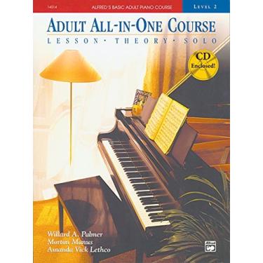 Imagem de Alfred 00-14532 Basic Adult All-in-One Piano Course CD for Level 2 - Music Book