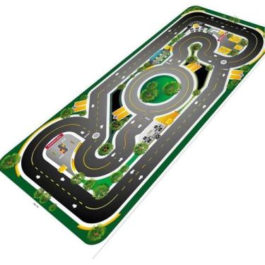 Imagem de Pista para brincar com carrinhos Hot Wheels Kids 1,20x0,60m - PlimShop