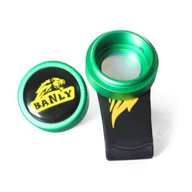 Imagem de Banly Suporte de giz de piscina com clipe de cinto fixo, giz de bolso com clipe magnético portátil, mini suporte de giz de bilhar, caixa de giz para taco de bilhar