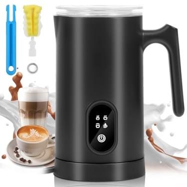 Imagem de 110V Espumador de Leite Elétrico 4 em 1, Vaporizador de Leite Elétrico de 430 ml, Batedor de Leite, Máquina Automática de Espuma Fria e Quente para Café, Latte, Chocolate Quente