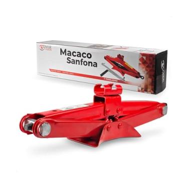 Imagem de Macaco Tipo Sanfona 2 Toneladas Carro Universal Reforçado Portátil OVERVISION