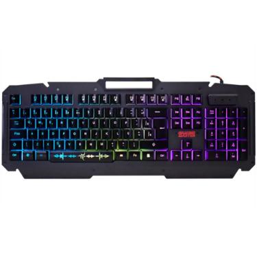Imagem de Teclado Usb Gamer K-mex Shuriken Kmj9 Led Rgb
