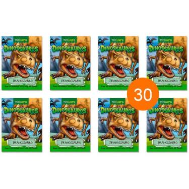 Imagem de Kit 30 Livrinhos Dinossauro Tiranossauro Rex Lembrancinha De Festa Sac