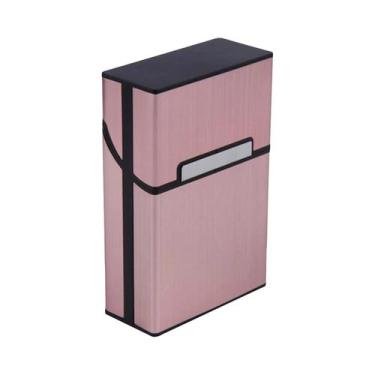 Imagem de Estojo De Cigarro Com 20 Capacidades, Porta-tabaco De Personalidade Pa