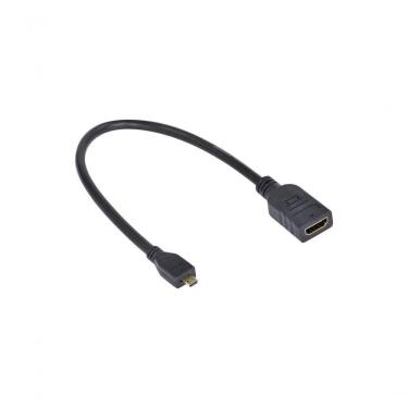 Imagem de Cabo Adaptador Micro Hdmi X Hdmi Fêmea 30cm Amchf-30