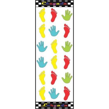 Imagem de Tapete de pegadas - Brincadeiras lúdicas - Atividade de coordenacao mo