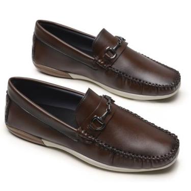 Imagem de Mocassim Sapato Masculino Casual Capuccino - WEST LINE, 41, Marrom